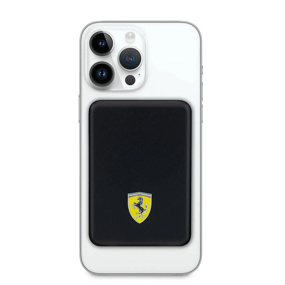 Ferrari Led Işıklı Göstergeli M-safe Magnetik Orjinal Lisanslı Powerbank 5000 Mah