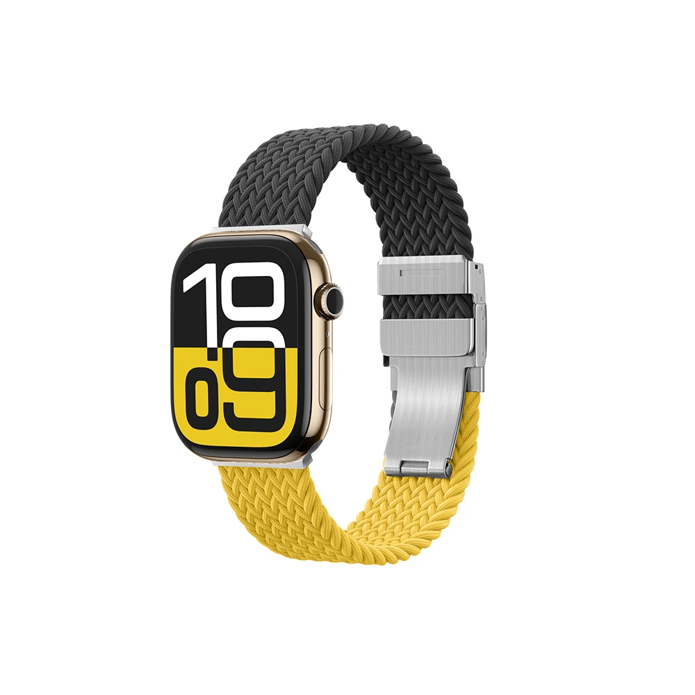 Apple Watch 10 46mm Amazingthing Glamour Blend Hasır Kordon