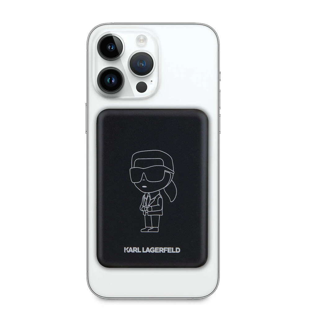 Karl Lagerfeld Led Işıklı Göstergeli M-safe Magnetik Orjinal Lisanslı Powerbank 3000 Mah
