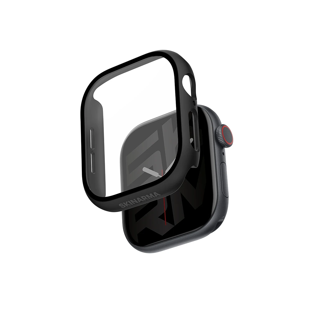 Apple Watch 10 46mm Skinarma Gado Sert Silikon Kasa ve Ekran Koruyucu