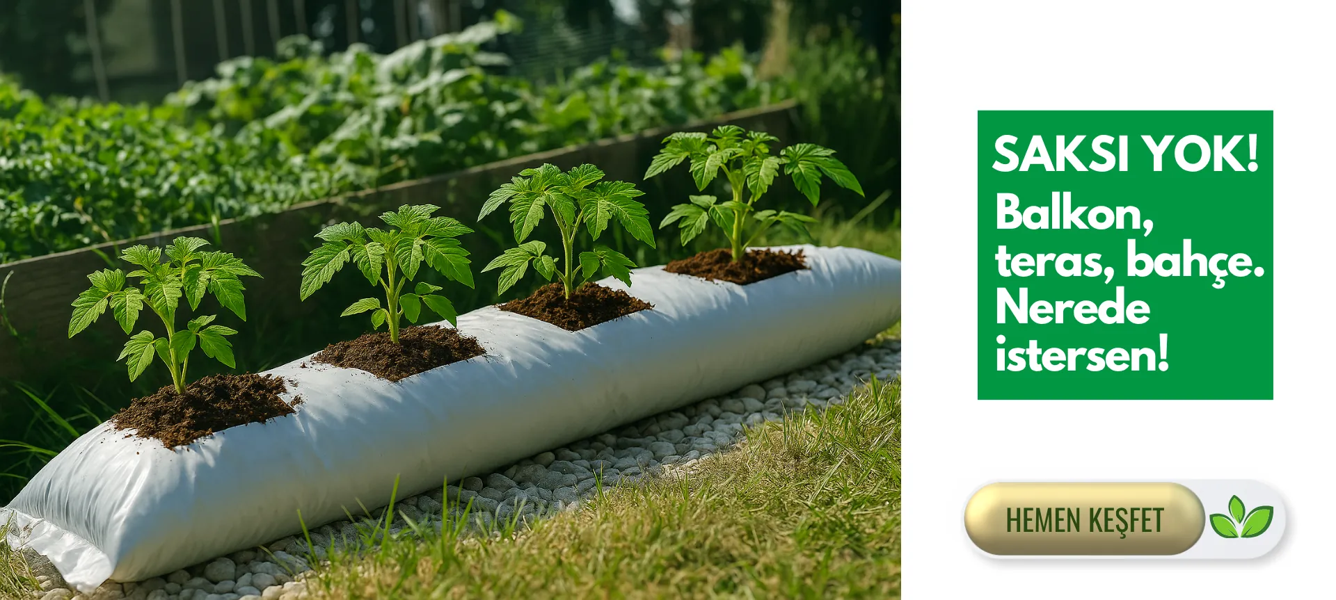 Growbag Sebzeci – Pratik Sebze Yetiştiriciliği için Hazır Yetiştirme Torbası
