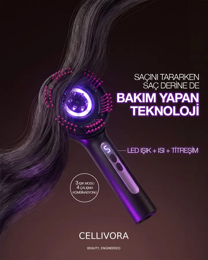 Saçınızı tararken saç derinizde bakım