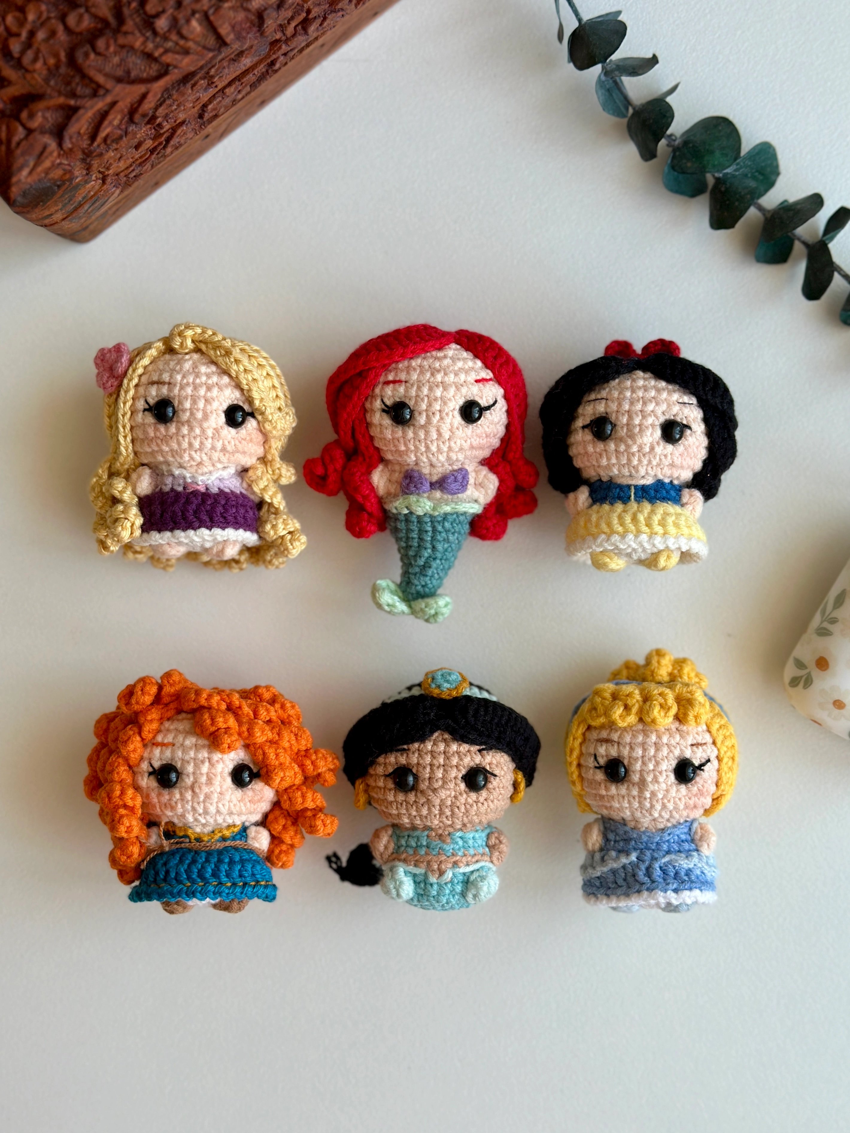 princess amigurumi crochet pattern lamagurumi