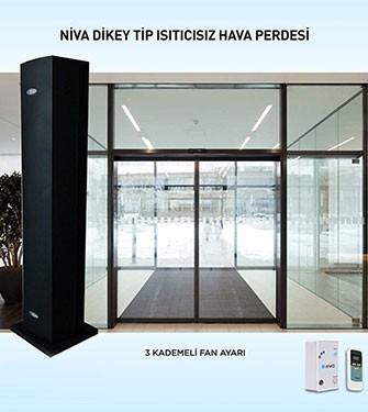 Niva Dikey Tip Isıtıcısız Hava Perdesi