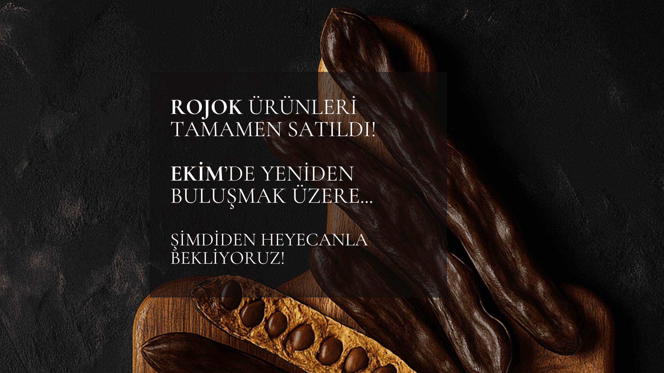 Rojok keçiboynuzu çikolatası sağlıklı şeker ilavesiz vegan atıştırmalık