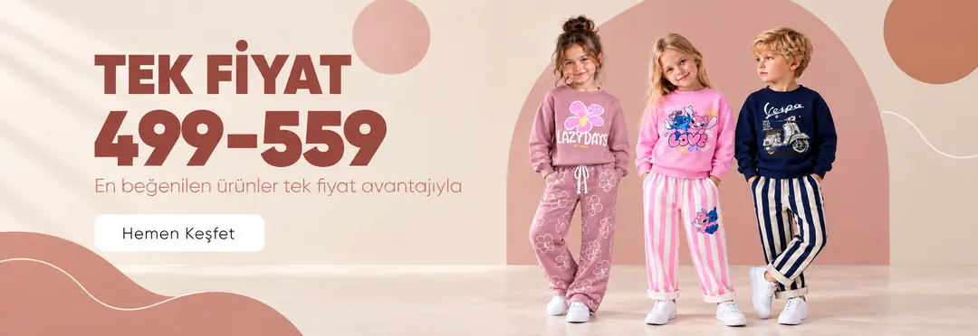 Tek Fiyat 499 - 559 TL