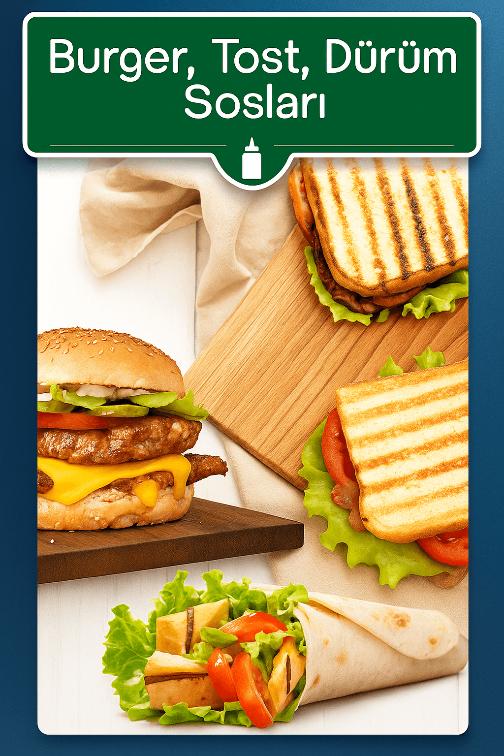 Burger, Tost, Dürüm Sosları