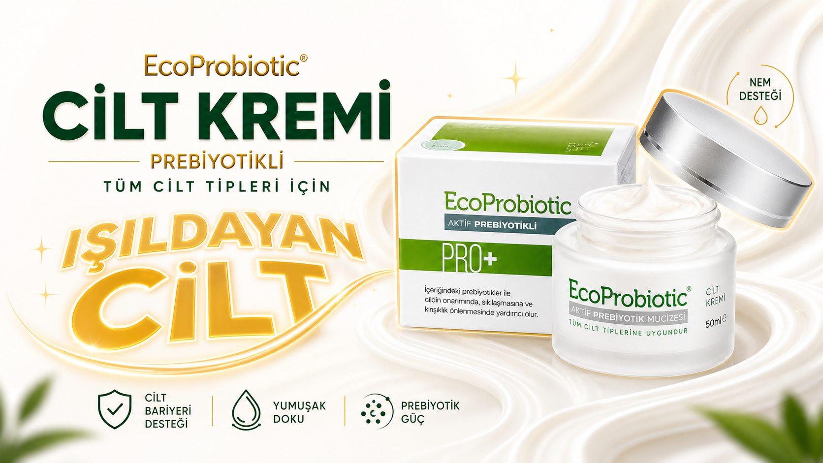EcoProbiotic Prebiyotikli Cilt Kremi