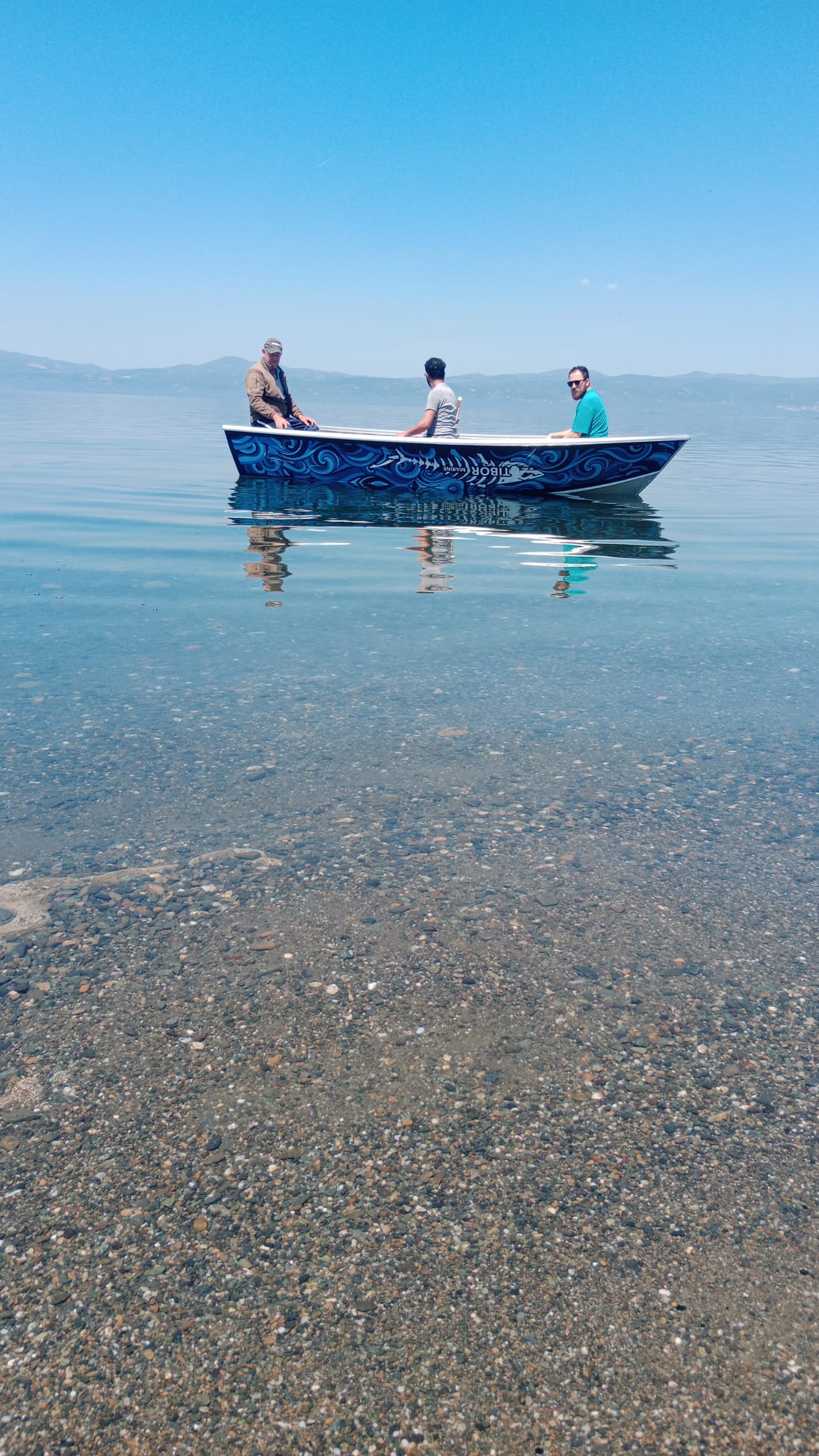 Tibor Marine özel desenli alüminyum tekne uygulaması