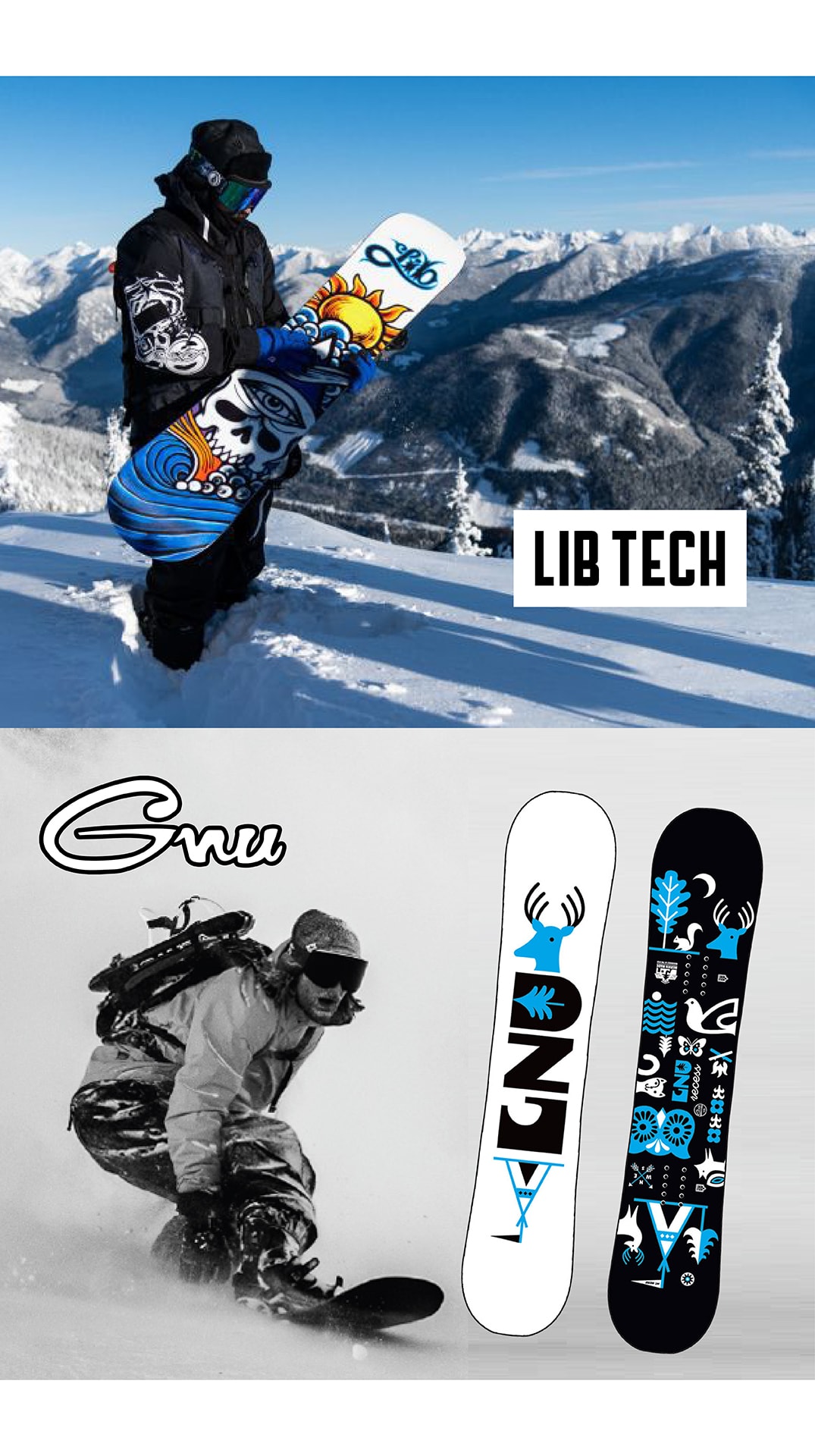 libtech gnu snowboard tahtası yeni sezon