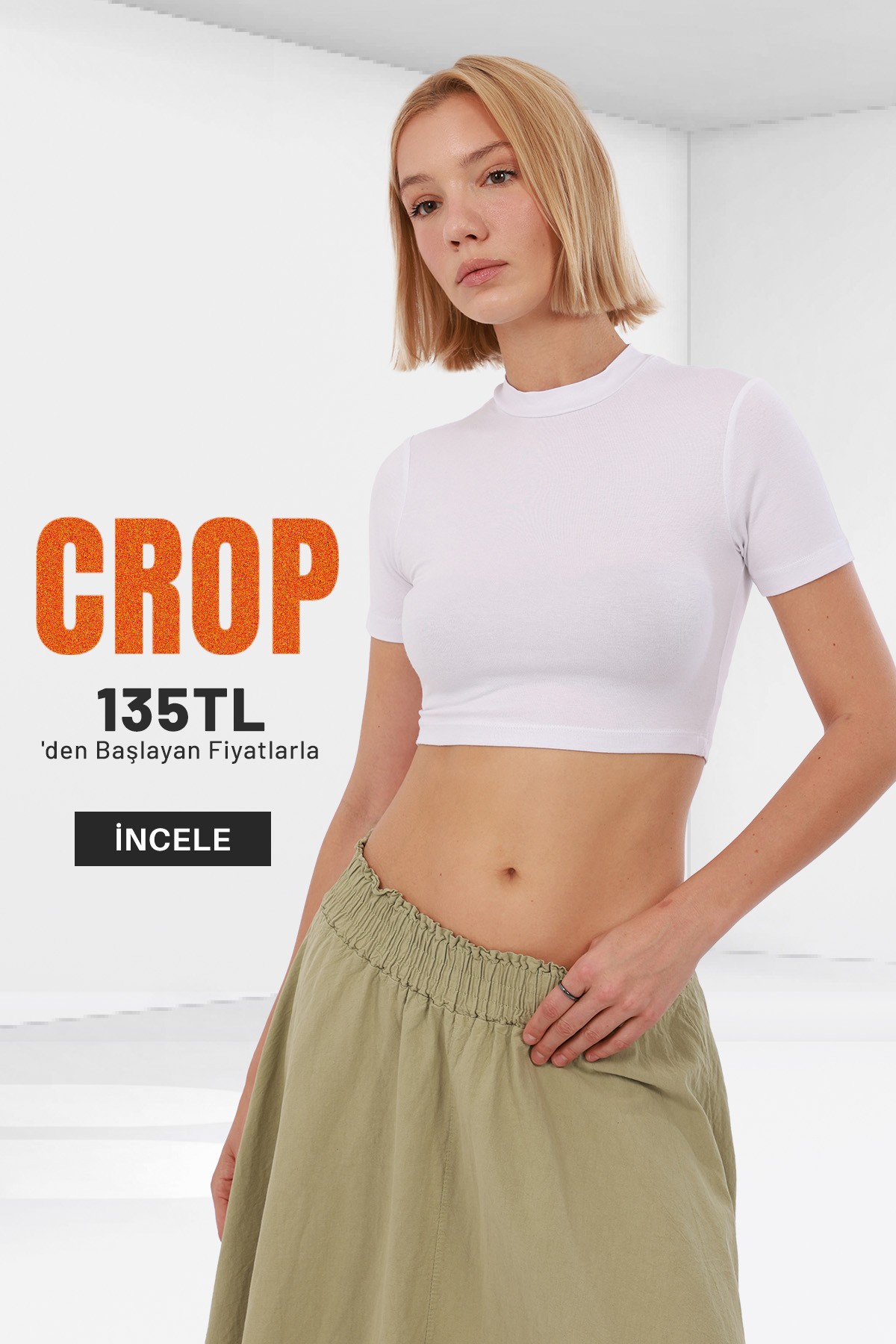Yadefashion crop bayan giyim koleksiyonuyla şıklığı ve rahatlığı yakalayın. Nefes alabilen, kaliteli kumaşlarla tasarlanmış crop modelleri uygun fiyatlarla burada! Yadefashion.com.tr’de keşfedin