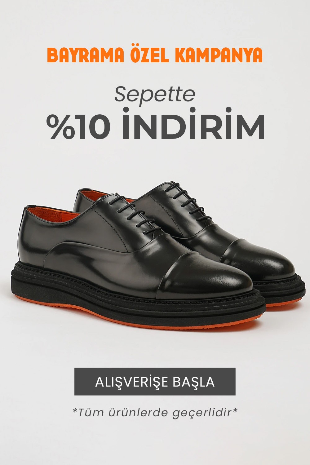 Tüm ürünlerde geçerli bayrama özel sepette %10 indirim