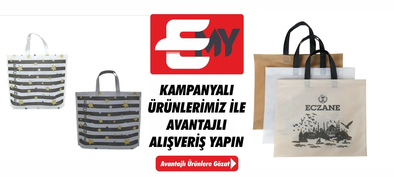 Eczane bez çantalar