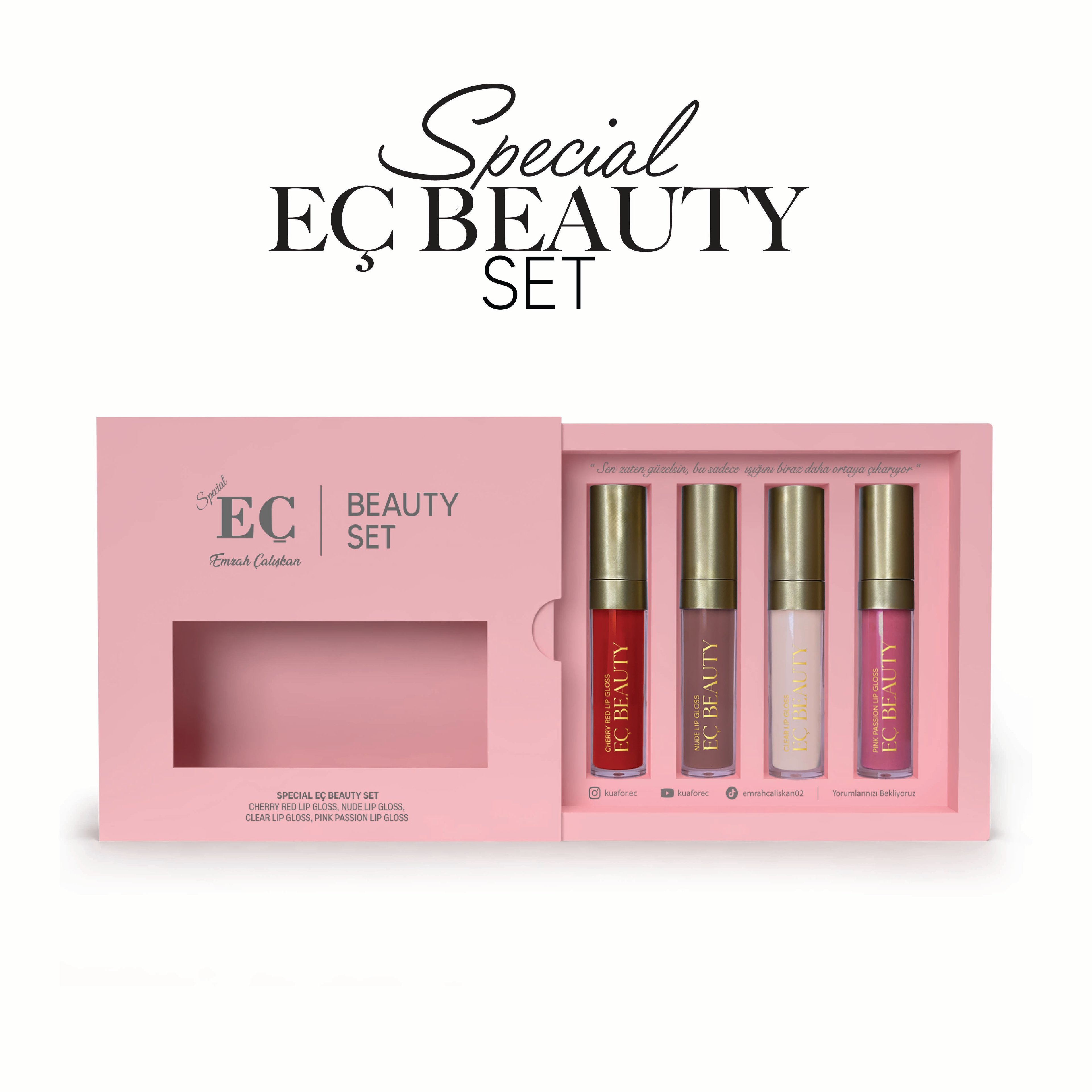 LİP GLOSS SETİ / 4 RENK