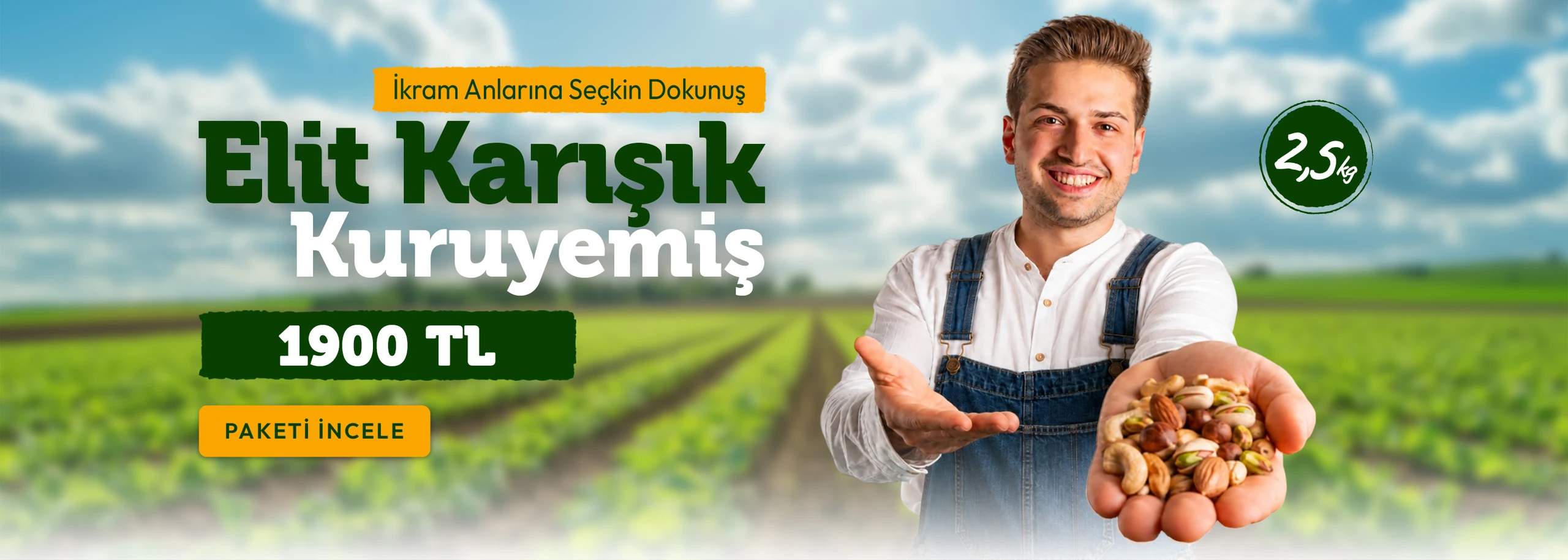 Hicret Kuruyemiş kampanyalı kuruyemiş paketleri