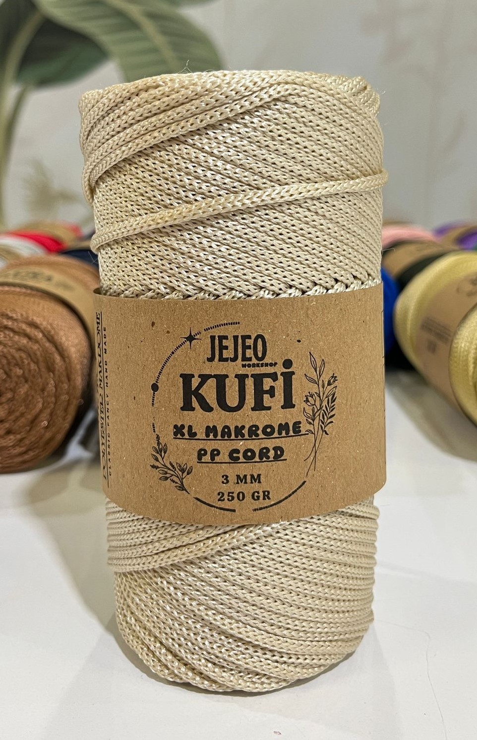KUFİ 3mm polyester makrome