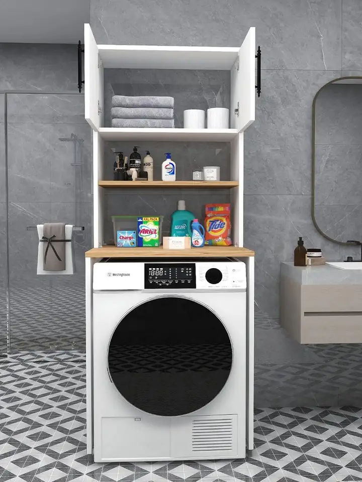 Banyo: makine dolabı