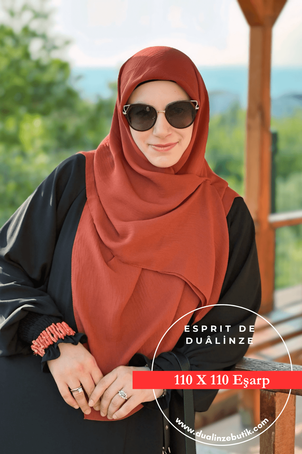 110X110 Büyük Boy Eşarp| Dualinze Butik