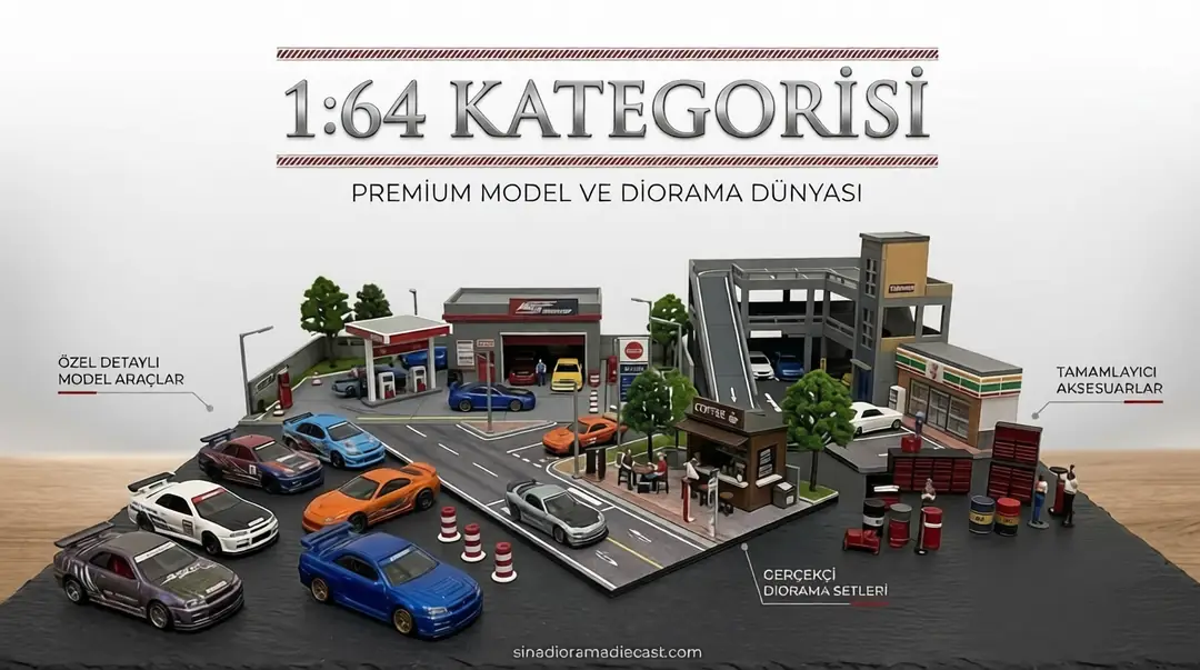 1:64 Premium Model ve Diorama Dünyası