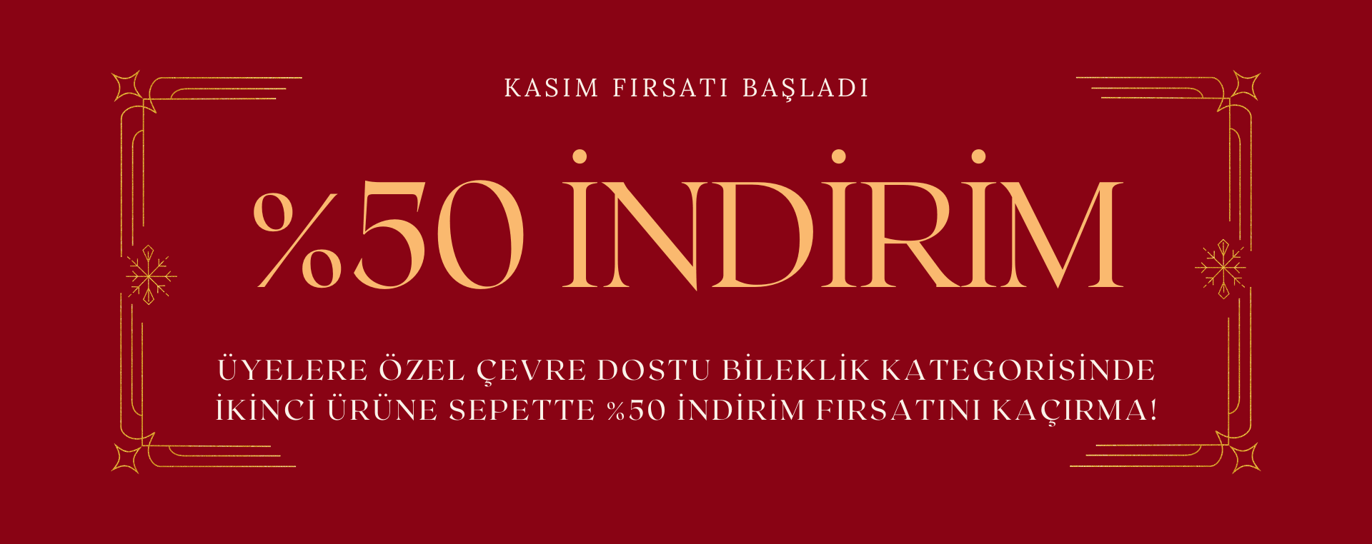 Kasım Ayı Özel İndirim