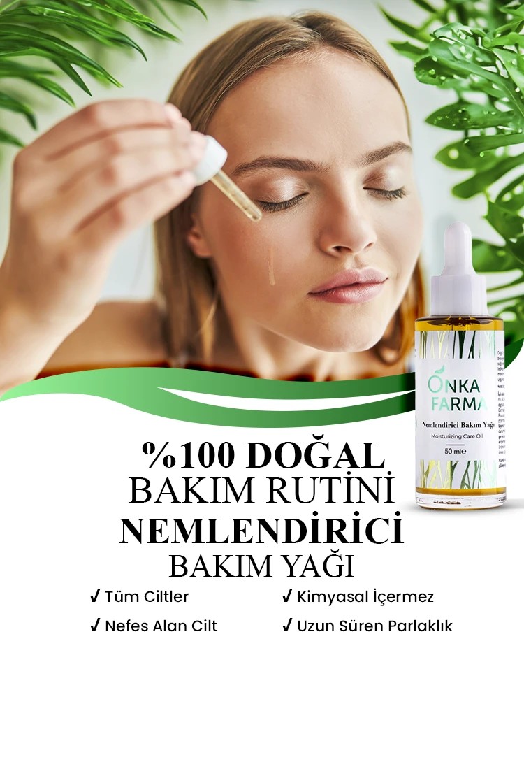 Onka Farma %100 Doğal nemlendirici bakım yağı