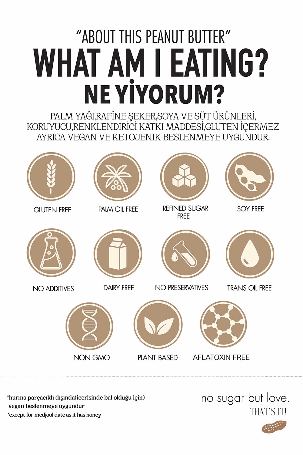 Spoonup Fıstık Ezmesi - Katkı Maddesi İçermeyen, Glutensiz ve Vegan Ürün