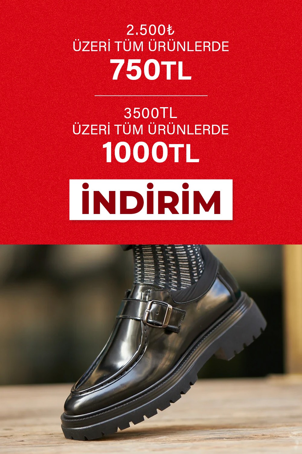 2.500 TL ve üzeri alışverişlerde 750 TL, 3.500 TL ve üzeri alışverişlerde 1.000 TL indirim