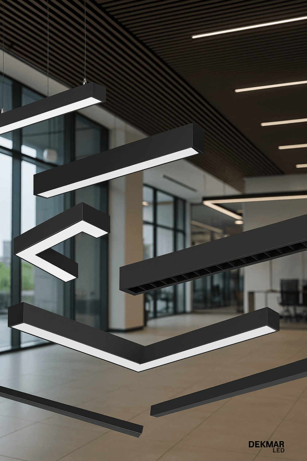 Pelsan lineer aydınlatma ürünleri modern iç mekân tasarımı, profesyonel LED çözümleri. 