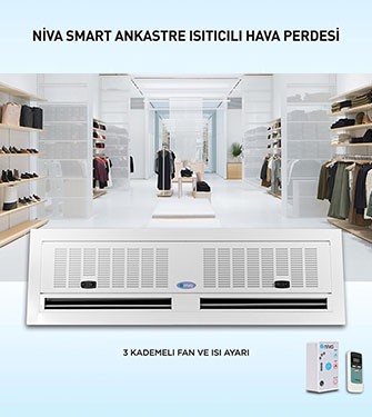 Niva Smart Ankastre Isıtıcılı Hava Perdesi