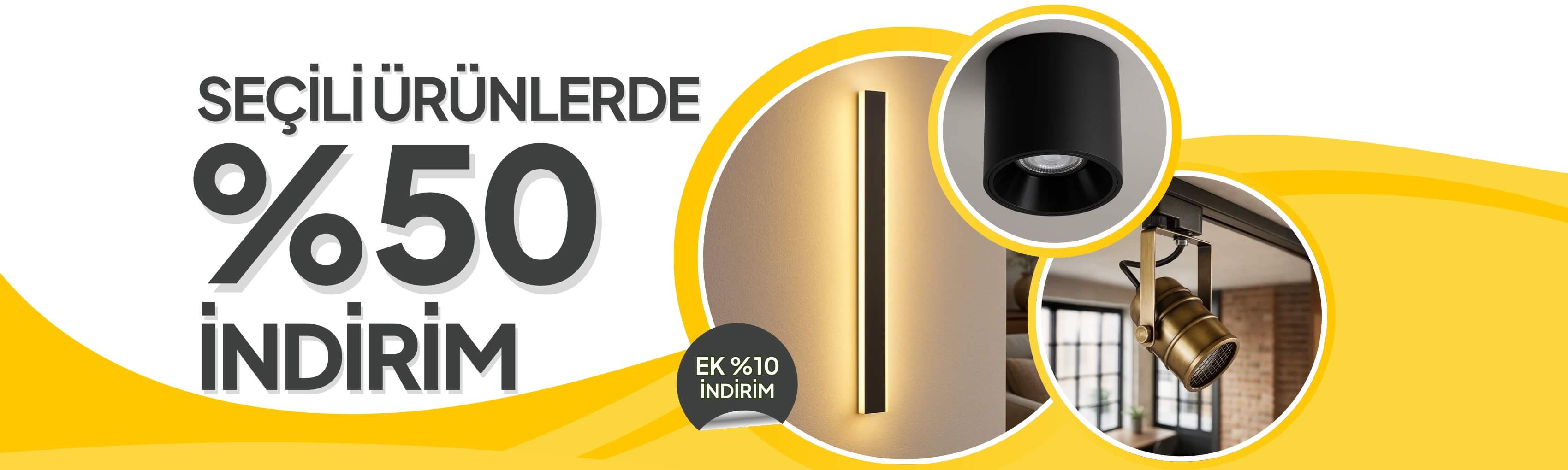 Marka Aydınlatma - Seçili ürünlerde indirim kampanyası