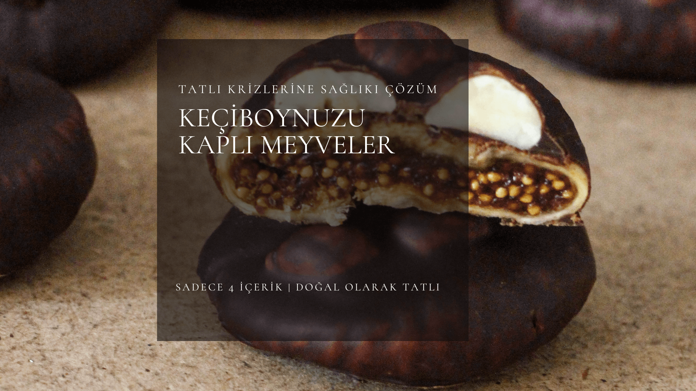 Rojok keçiboynuzu çikolatası sağlıklı şeker ilavesiz vegan atıştırmalık