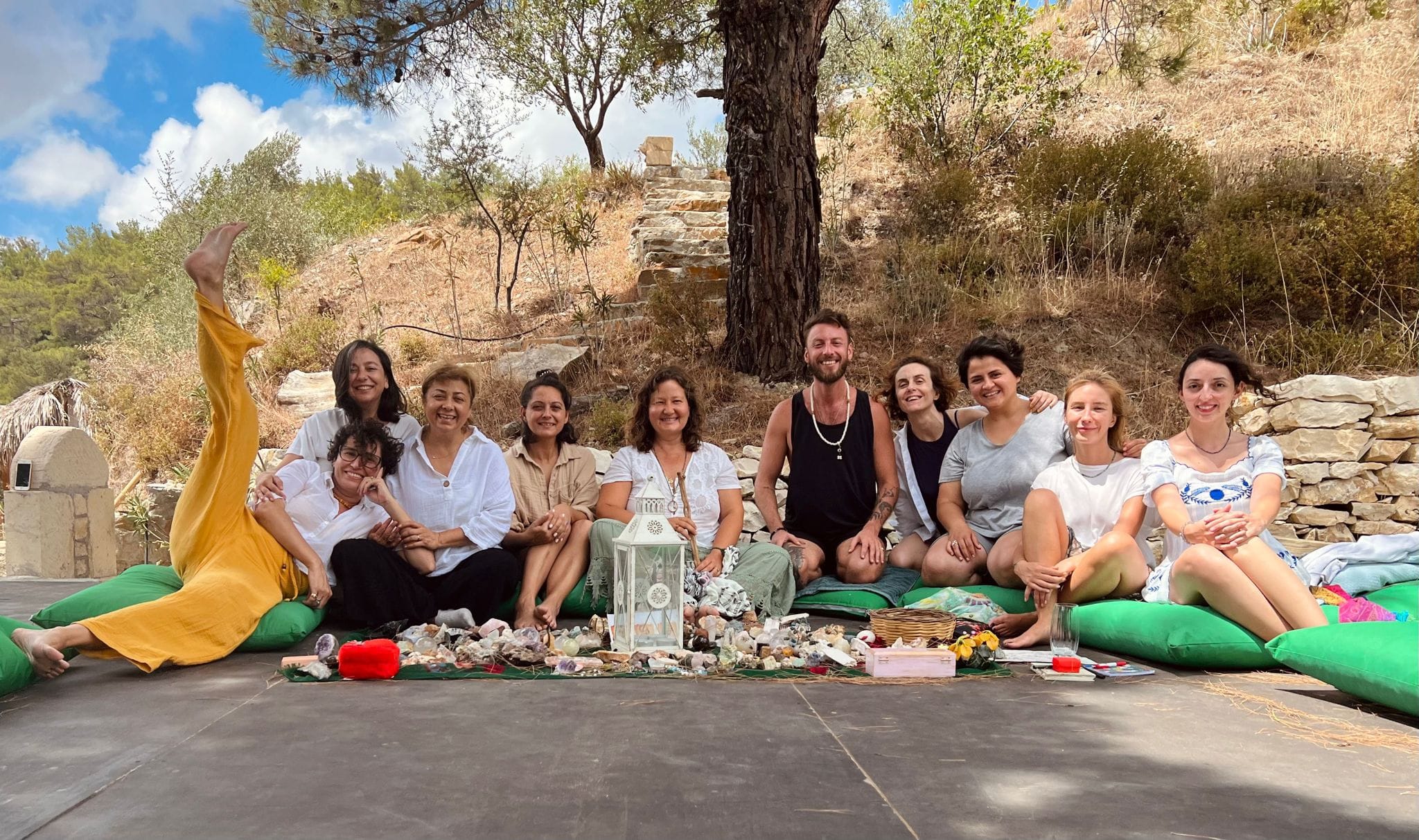 Yıldızlı Vadi açık hava buluşmasından grup fotoğrafı