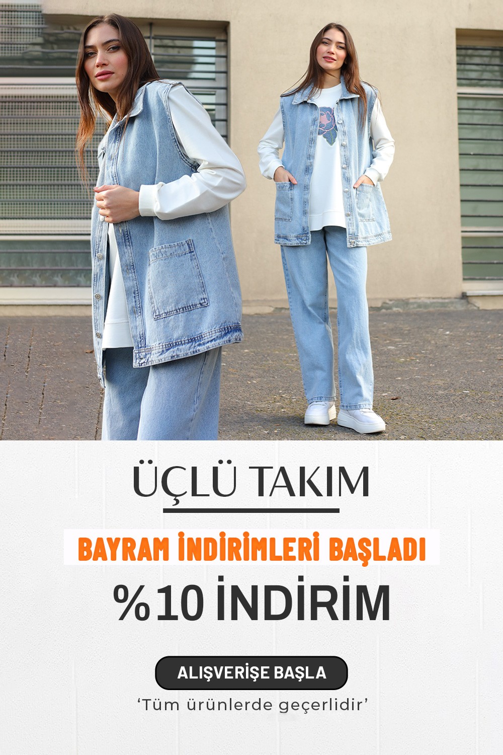 Bayrama özel tüm ürünlerde %10 indirim