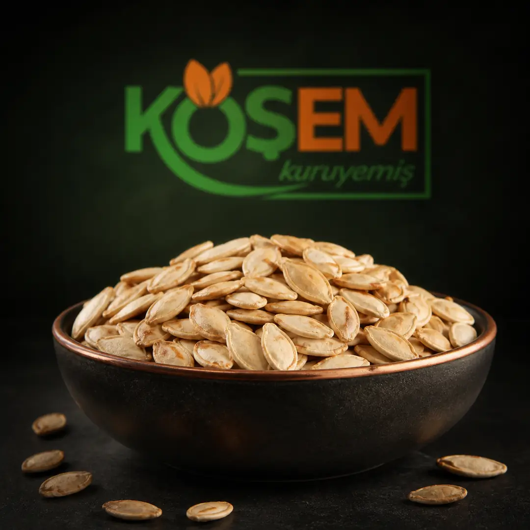 Köşem markalı kabak çekirdeği sunum konsepti
