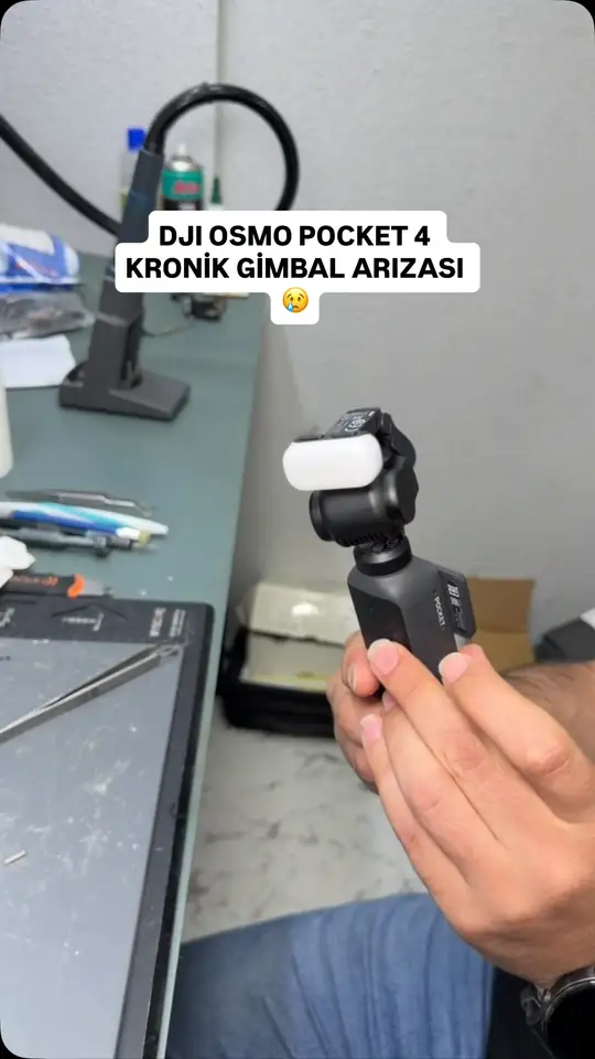 DJI Osmo Pocket gimbal arızası