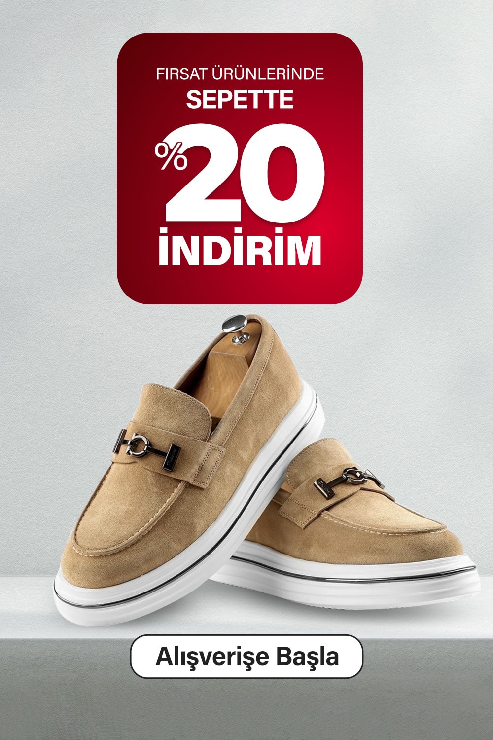 Fırsat ürünlerinde sepette %20 indirim 
