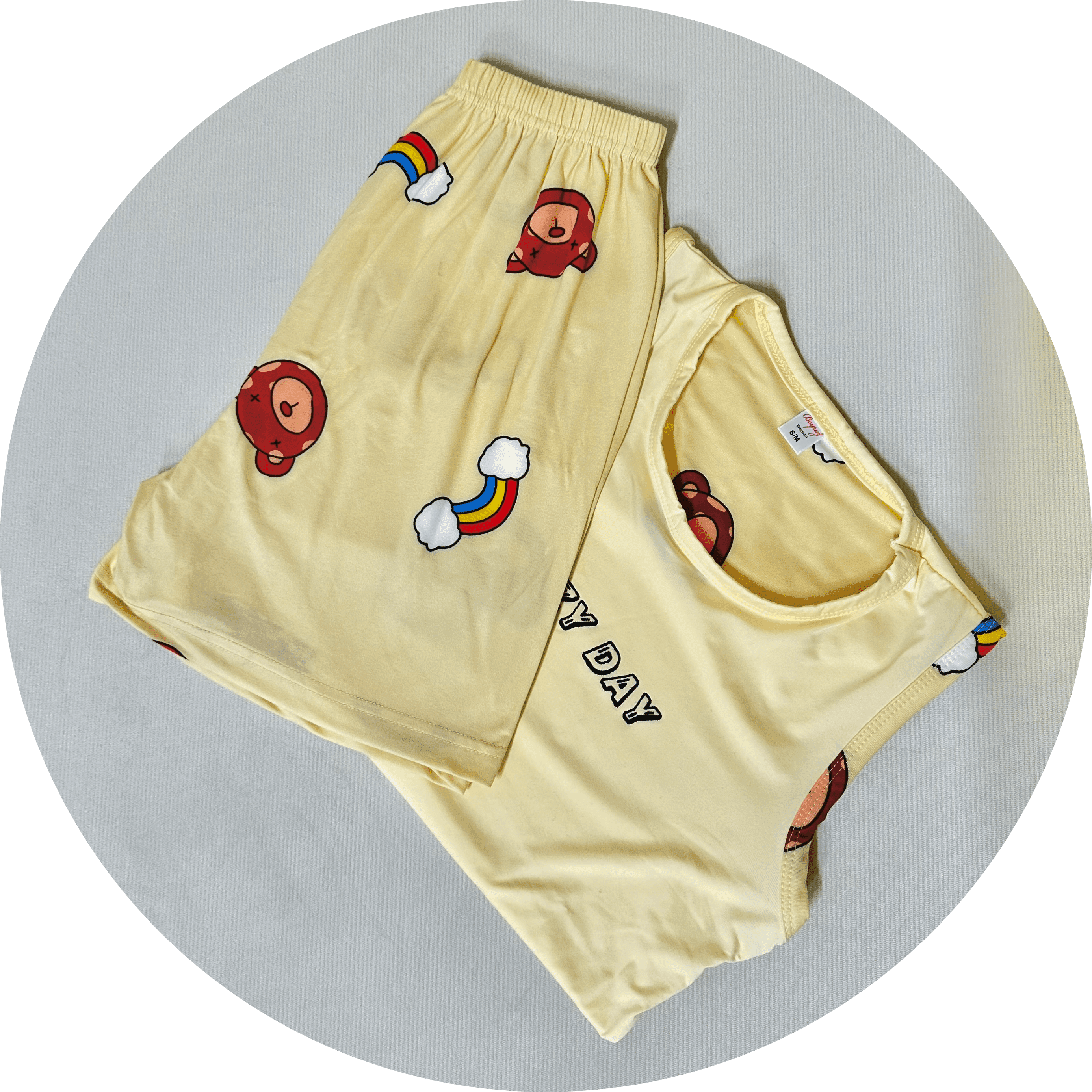 Sıfır Kol Pijama Takımı