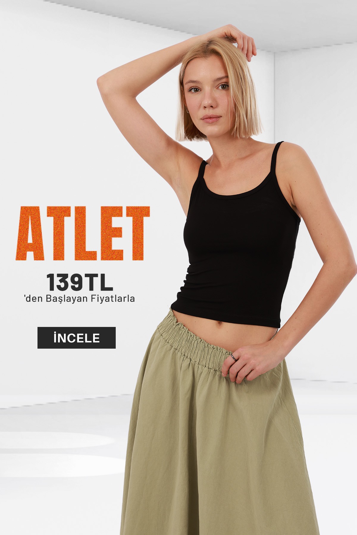 Yadefashion’da atlet bayan giyim modelleriyle şıklığı ve rahatlığı bir arada yaşayın. Pamuklu, nefes alabilen ve şık atletler uygun fiyatlarla sizleri bekliyor. Hemen keşfedin. Sadece yadefashion.com.tr’de!