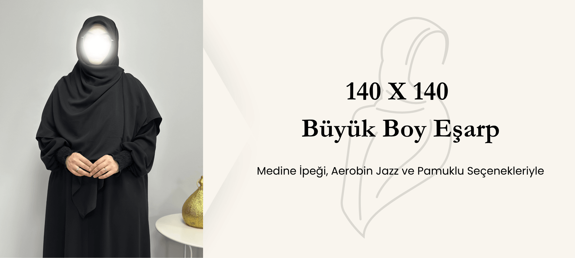 140X140 Büyük Boy Eşarp| Dualinze Butik
