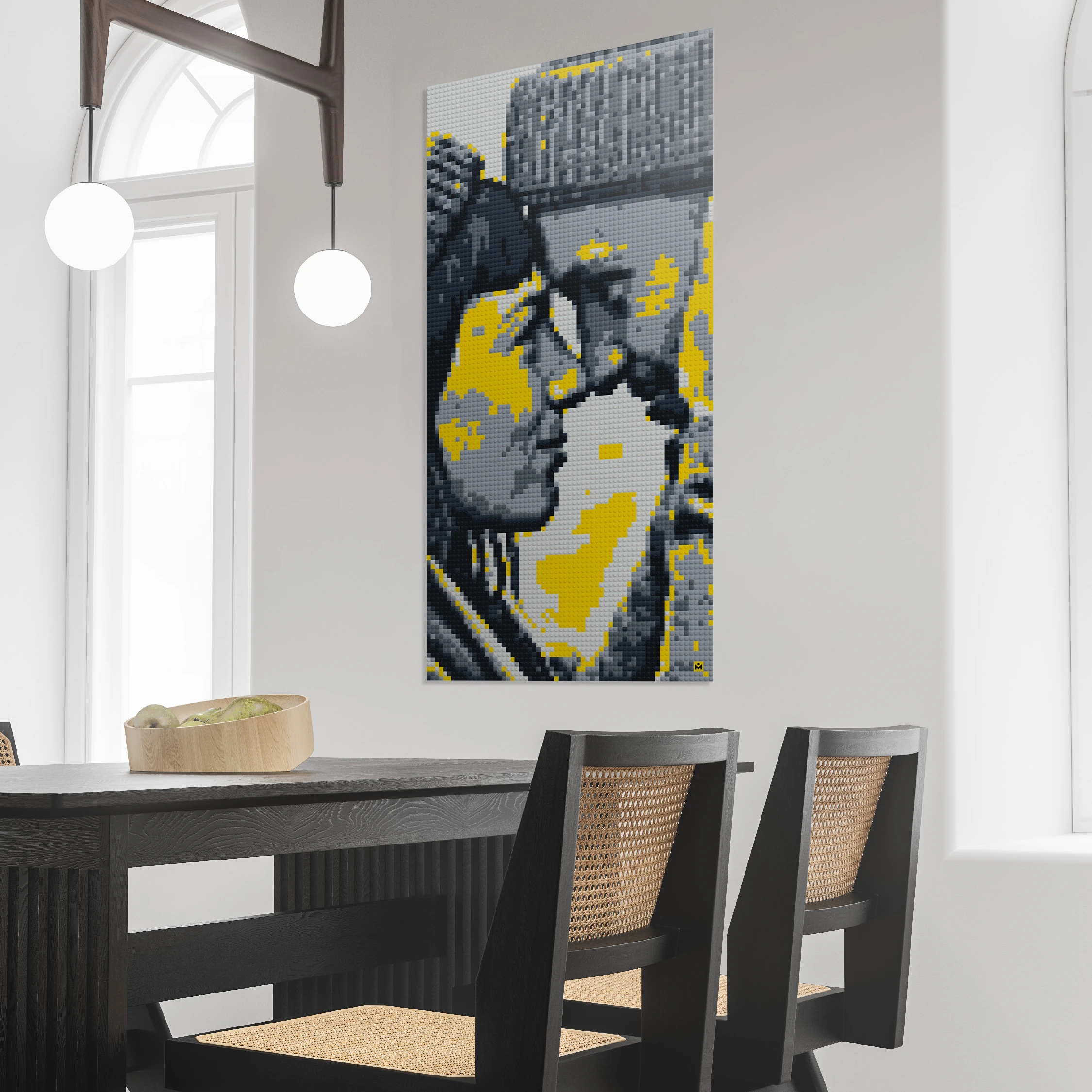 MOZABRICK Cadre Modèle S Pour Tableaux En Briques - Finition Design Pour PixelArt - Cadre Noir Universel