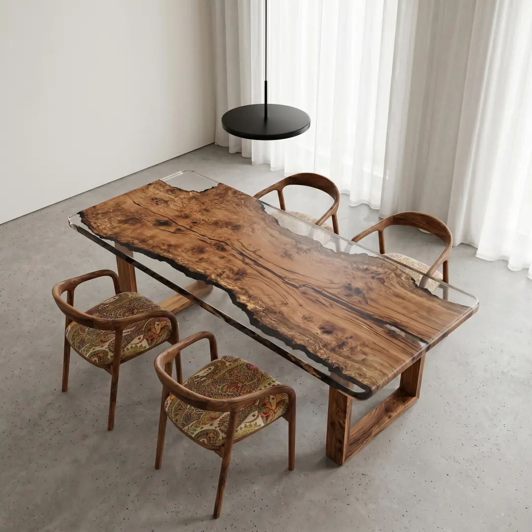 Custom Made Epoxy Resin Tables by HWC Handcrafted Furniture