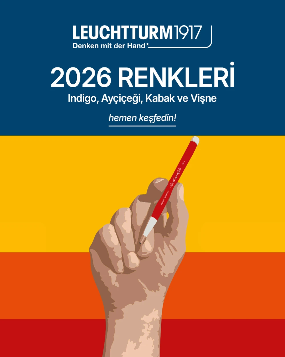 Leuchtturm1917 2026 Renkleri Kalemler