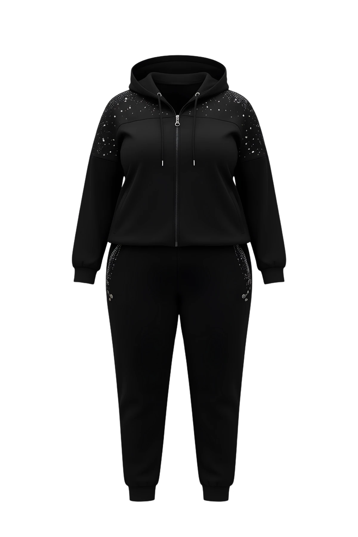 Ebsumu Kadın Büyük Beden Eşofman Takımı