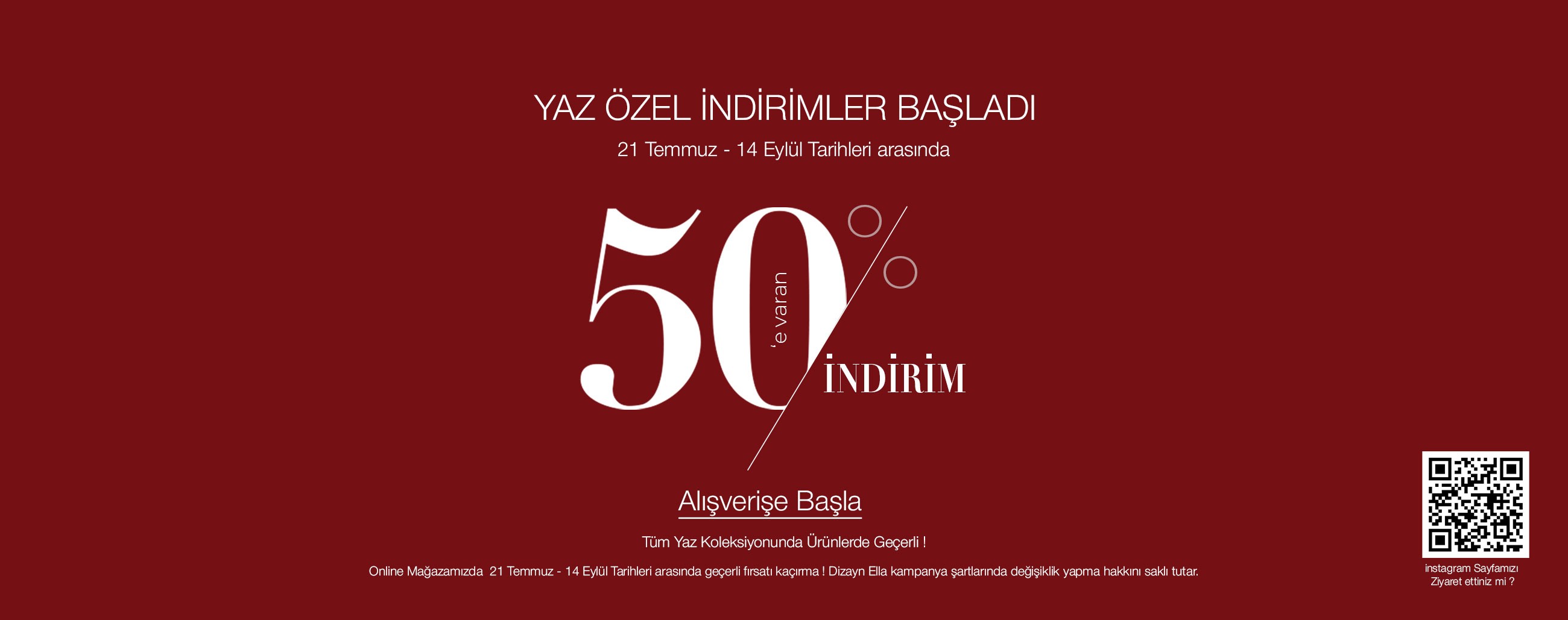 YAZ ÖZEL İNDİRİMLER BAŞLADI