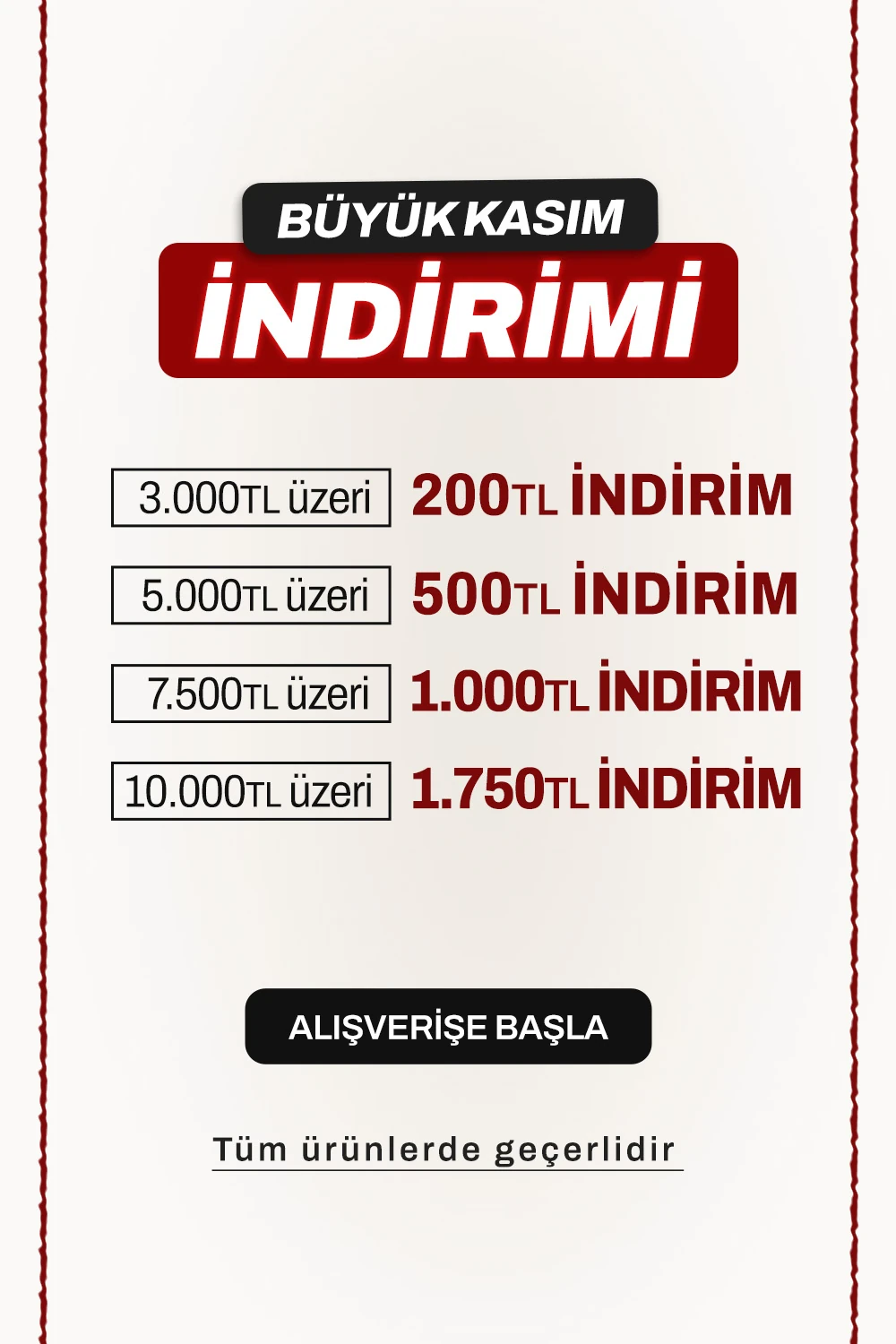 Büyük Kasım İndirimi