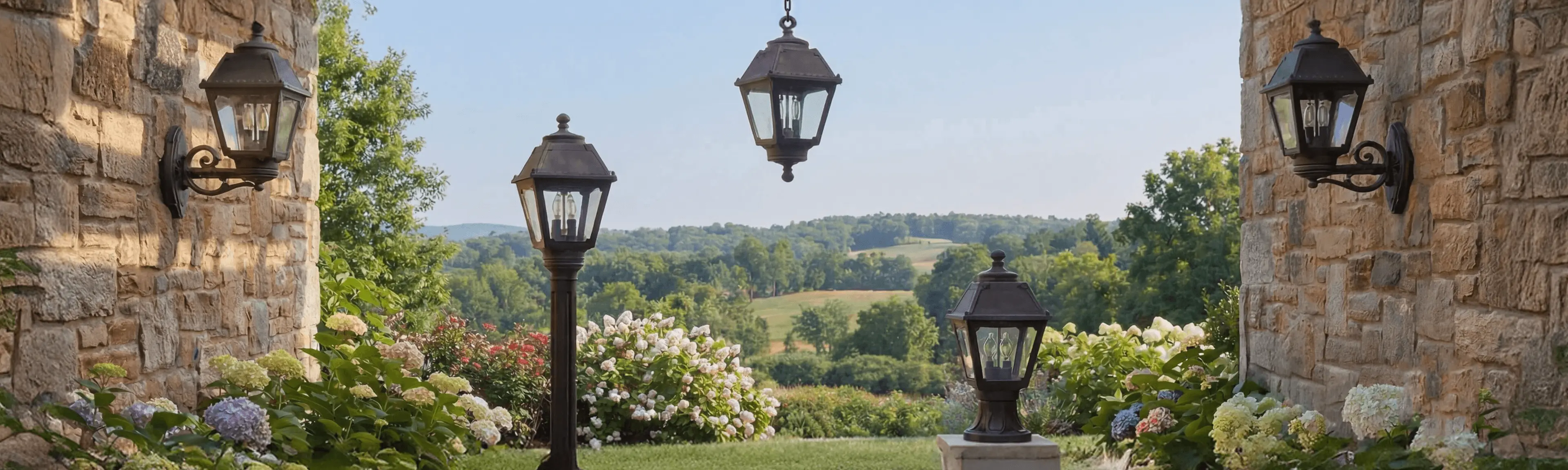 Fumagalli reçine dış mekan aydınlatma - gündüz görünümü