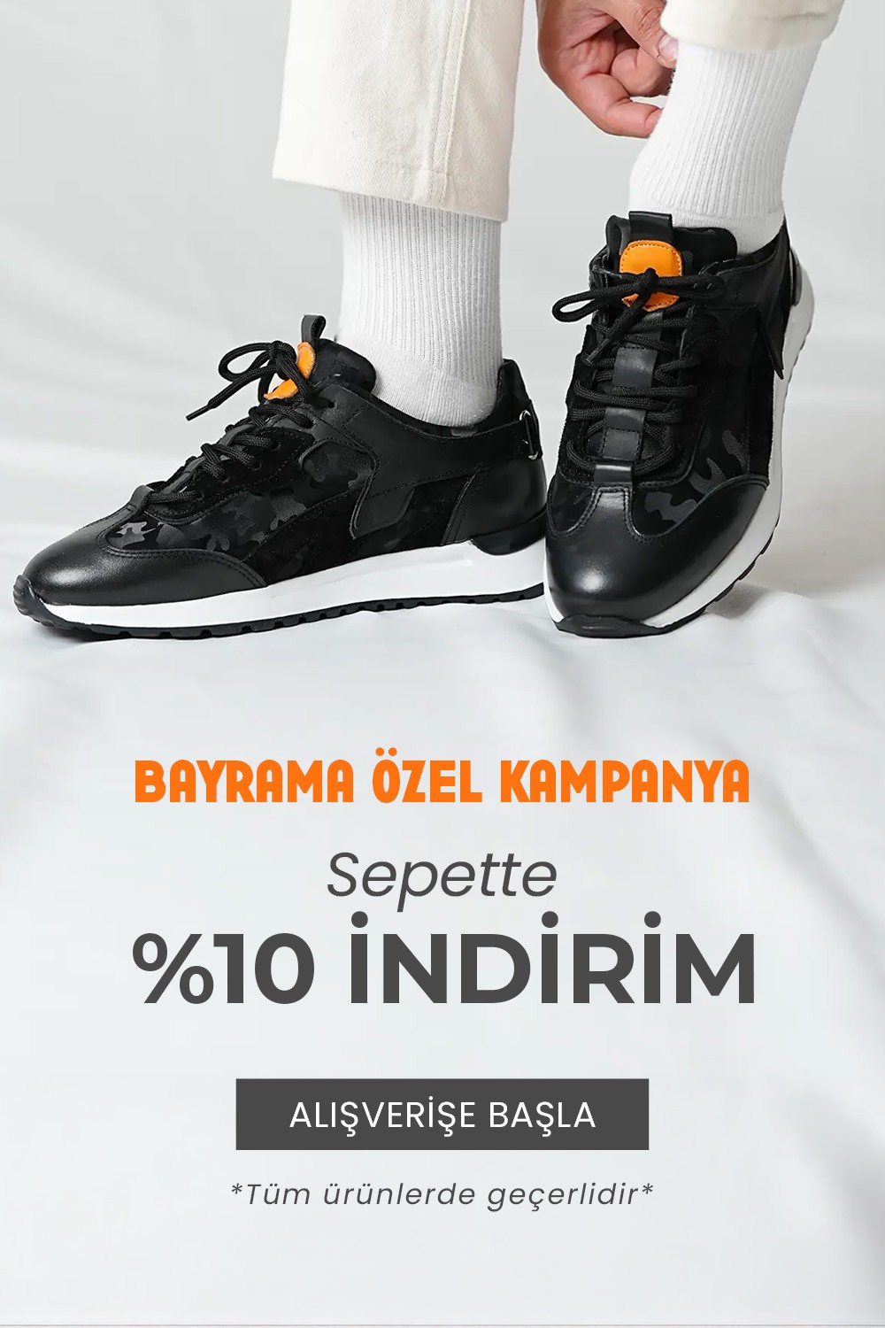 Tüm ürünlerde geçerli bayrama özel sepette %10 indirim