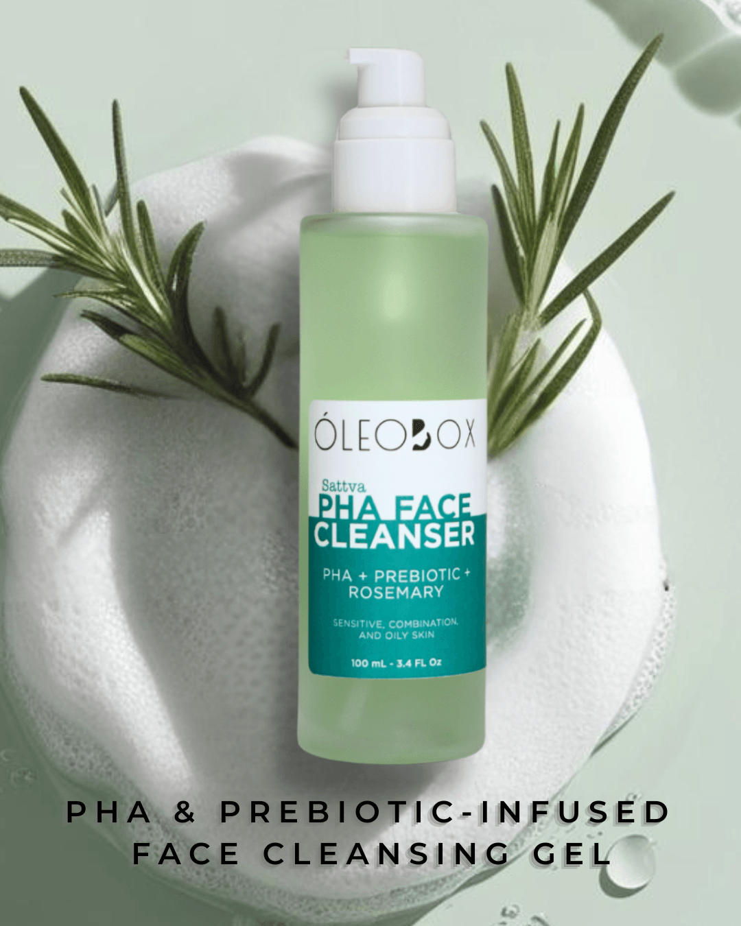 Sattva Prebiotic & PHA infused face cleanser