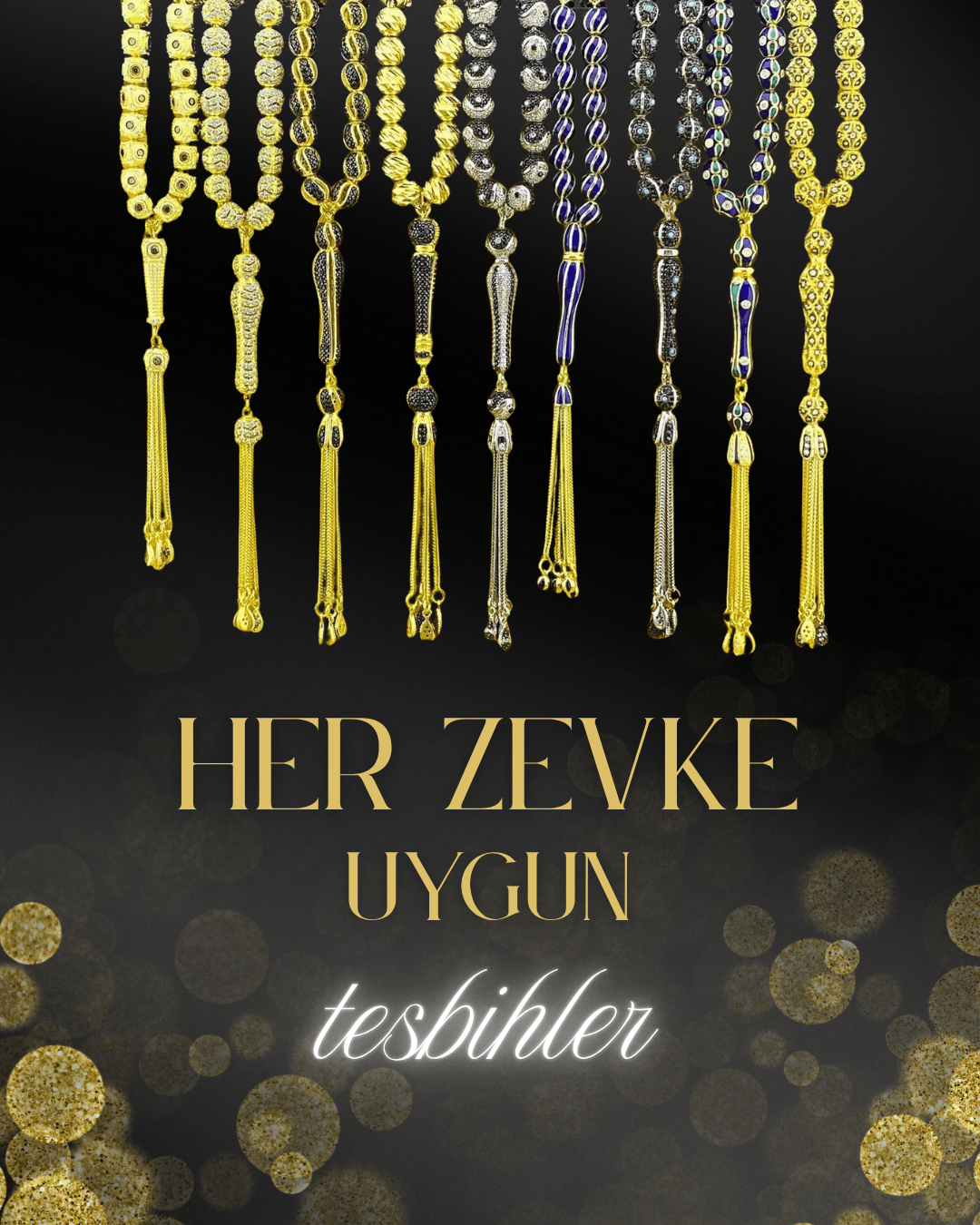 Farklı renk, model ve malzemelerle hazırlanan her zevke uygun tesbih koleksiyonumuzla stilinizi tamamlayın. Kalite ve estetiği bir arada sunan özel tasarımlar sizi bekliyor.