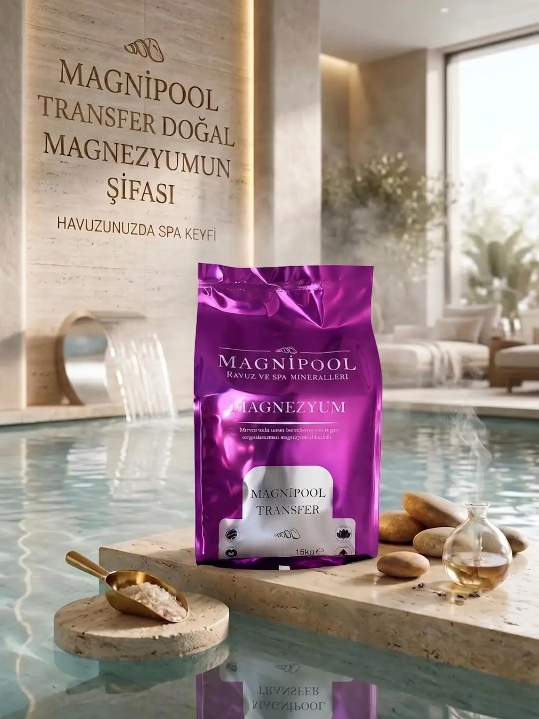 Magnipool Transfer tuzlu havuz dönüşüm sistemi
